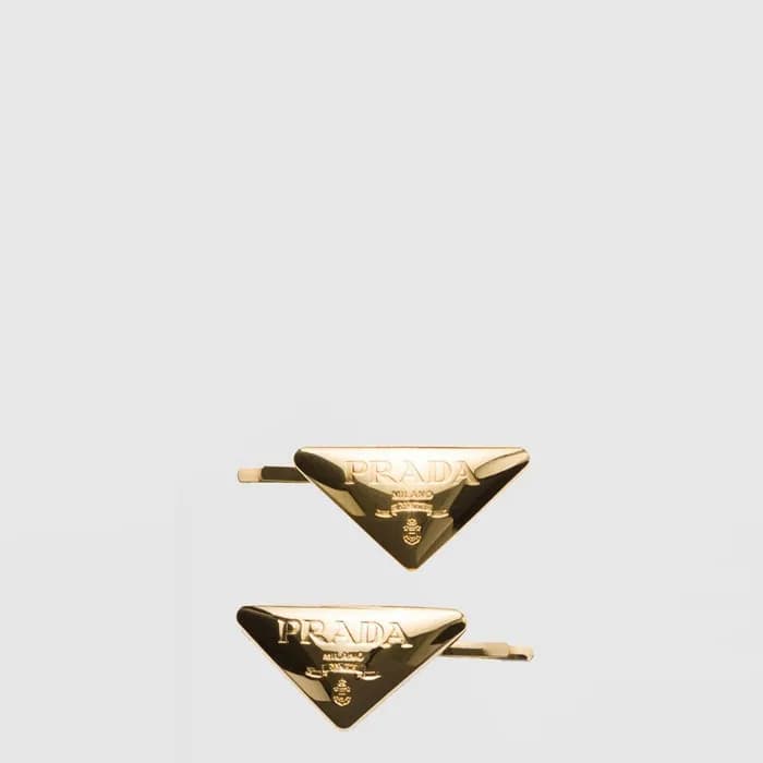 프라다 여성 메탈 헤어 클립 - Prada Womens Metal Hair Clip - acc10292x - 1