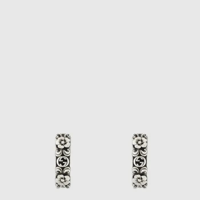 구찌 여성 인터로킹 G 플라워 이어링 - Gucci Womens Interlocking G Flower Earring - acc10943x - 1