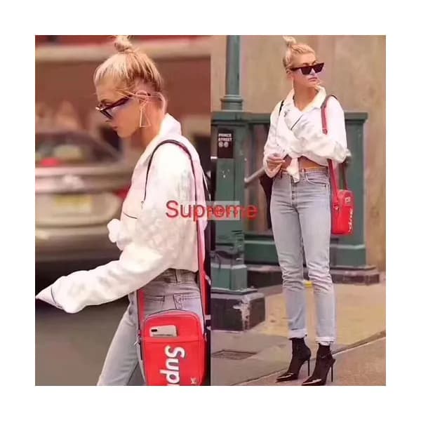 Louis Vuitton x supreme collabo cross bag,12cm - 루… - 1