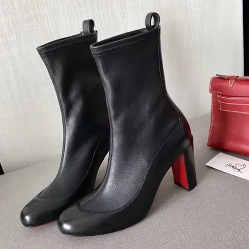 CHRISTIAN LOUBOUTIN 2018 LADIES LEATHER ANKLE BOOT… - 1
