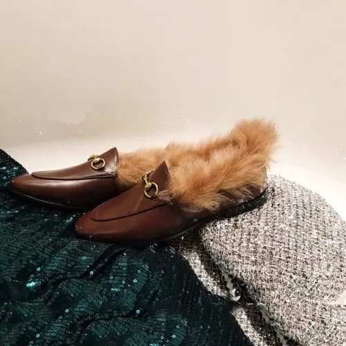 GUCCI 2018 LADIES LEATHER LOAFER SHOES - 구찌 여성 레더 … - 1