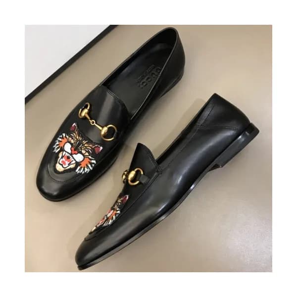 GUCCI 2018 MENS U-TIP LEATHER LOAFER - 구찌 남성 유팁 레… - 1