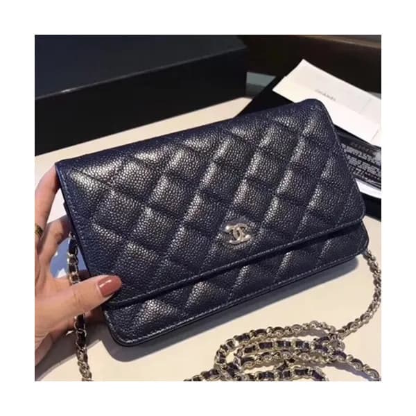 Chanel WOC Chain Cross Bag,19CM - 샤넬 WOC 체인 크로스백,C… - 1