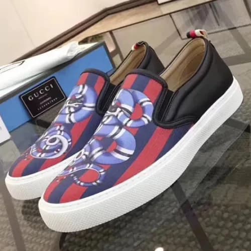 Gucci 2018 Snake Slip-on Red - 구찌 스네이크 슬립온 레드 Guc0… - 1