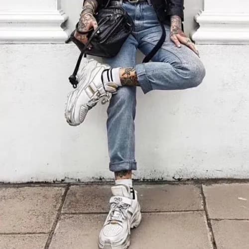 Maison Margiela 2018 Retro-fit Low-top Sneakers W… - 1