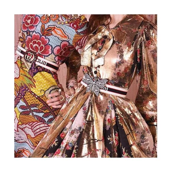 Gucci 2019 Laidies Crystal GG Embllished Buckle El… - 1