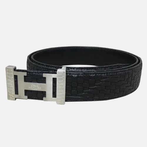 Hermes 2019 Mens Business Signature Logo Leather B… - 1