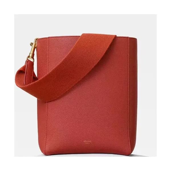 Celine Leather Sangle Small Shoulder Bag,25CM - 셀린… - 1