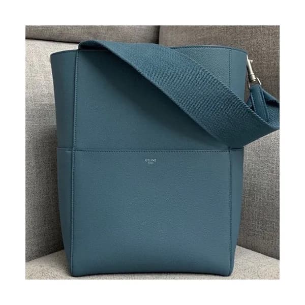 Celine Leather Sangle Shoulder Bag,33CM - 셀린느 레더 상… - 1