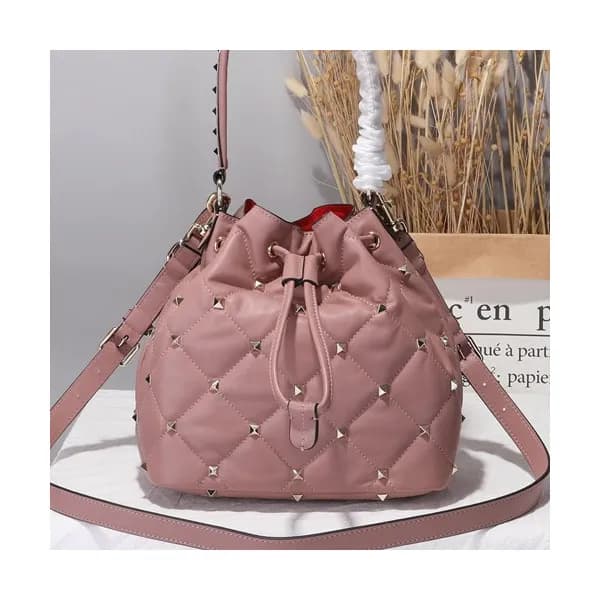 [귀여움 가득,러블리 버킷백]Valentino 2019 Leather Boomstud Sp… - 1