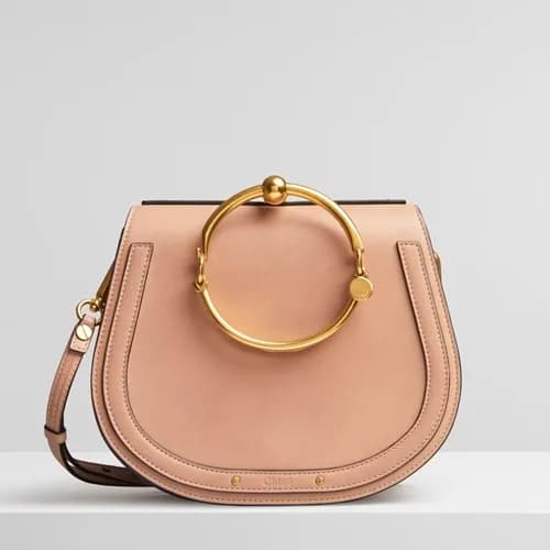 Chole 2019 Nile Large Leather Shoulder Bag, 24cm -… - 1