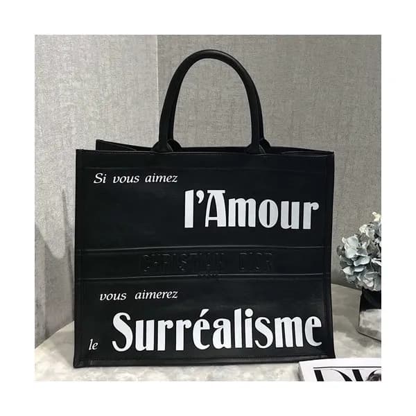 Dior 2019 Women Leather Book Tote Shopper Bag ,42C… - 1
