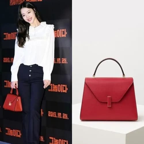 Valextra 2019 Epsom Leather Tote Shoulder Bag,18/2… - 1