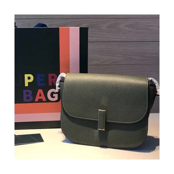 Valextra 2019 Epsom Leather Shoulder Bag,20CM - 발렉… - 1