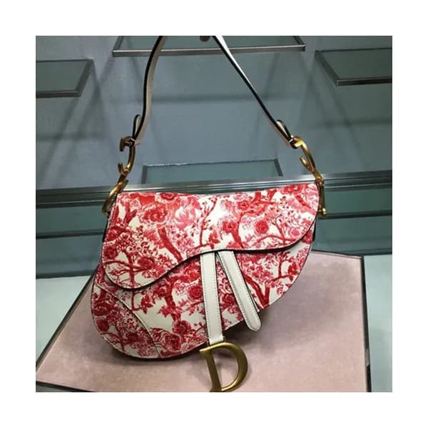 Dior 2019 Leather Saddle Shoulder Bag ,25.5CM - 디올… - 1