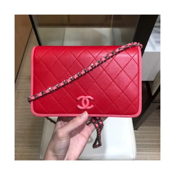 Chanel 2019 WOC Chain Cross Bag,19CM - 샤넬 2019 WOC… - 1