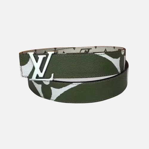 Louis vuitton 2019 Mm/Wm Initial Logo Buckle Leath… - 1