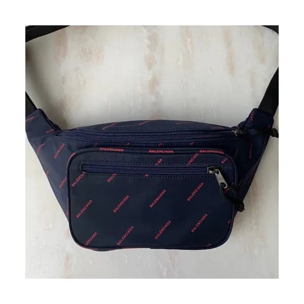 Balenciaga 2019 Canvas Hip Sack Belt Bag,31CM - 발렌… - 1