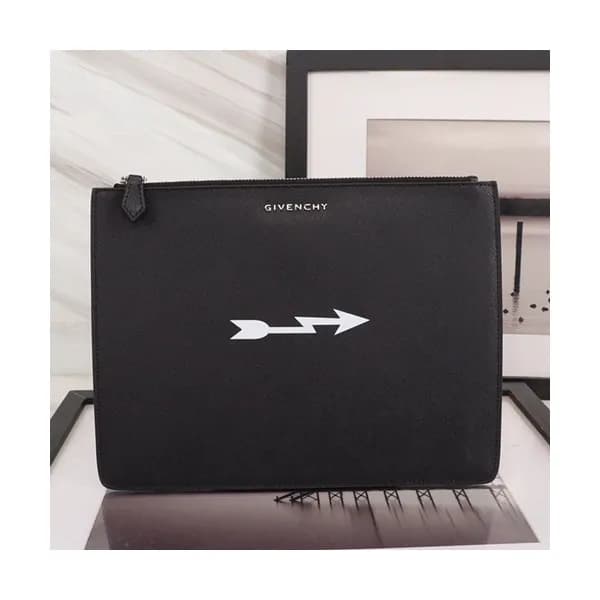 Givenchy 2019 Leather Clutch Bag,30cm - 지방시 2019 레… - 1