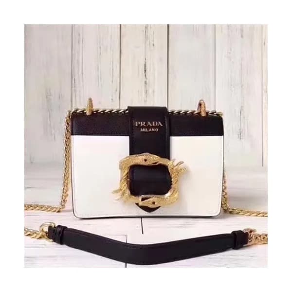 Prada 2019 Leather Chain Shoulder Bag,20cm - 프라다 2… - 1
