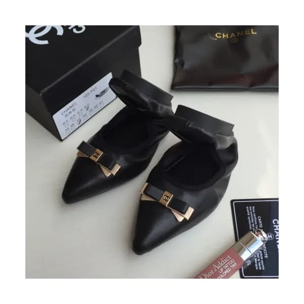 Chanel 2019 Ladies Ballet Flat Shoes - 샤넬 2019 여성용… - 1