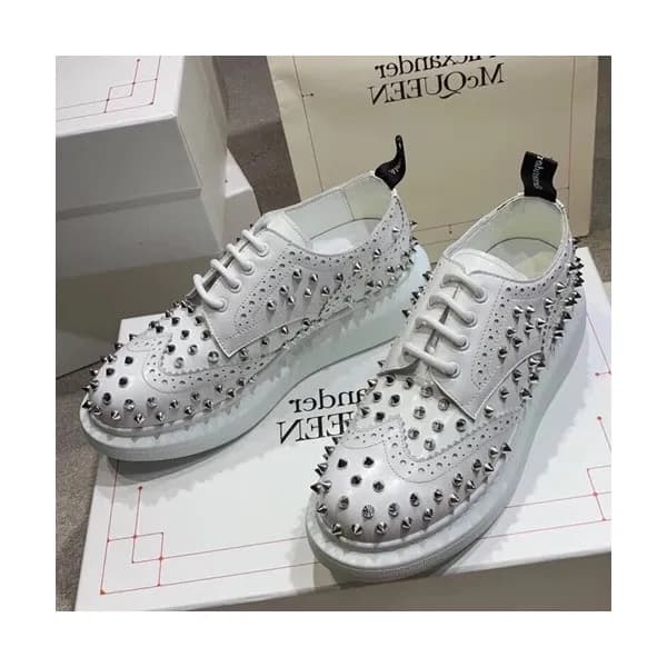 Alexander McQueen 2019 Ladies Leather Sneakers - 알… - 1