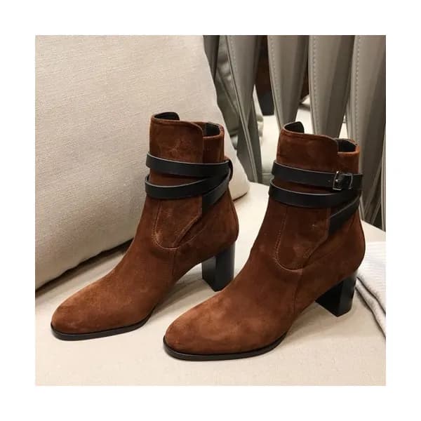Hermes 2019 Ladies High Heel Ankle Boots - 에르메스 2… - 1