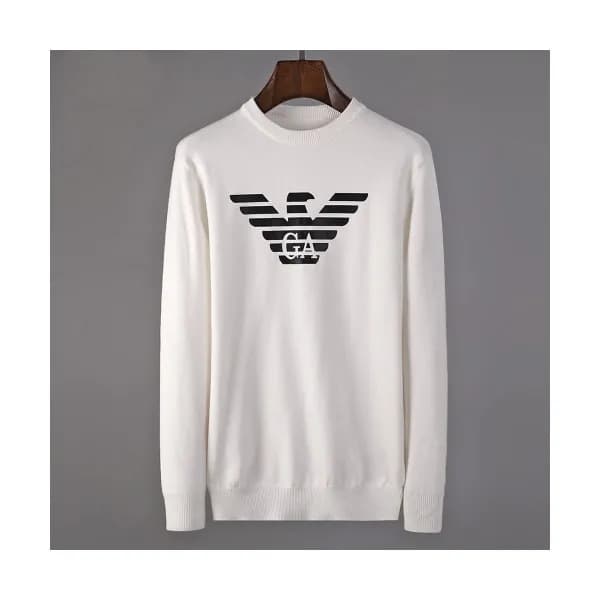 Armani 2019 Mens Crew Neck Wool Sweater - 알마니 201… - 1