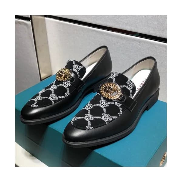 Versace 2019 Mens Leather Loafer - 베르사체 2019 남성용 … - 1