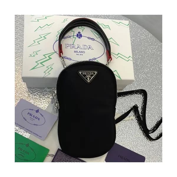 Prada 2019 Nylon Tote Shoulder Bag / Phone Bag ,18… - 1