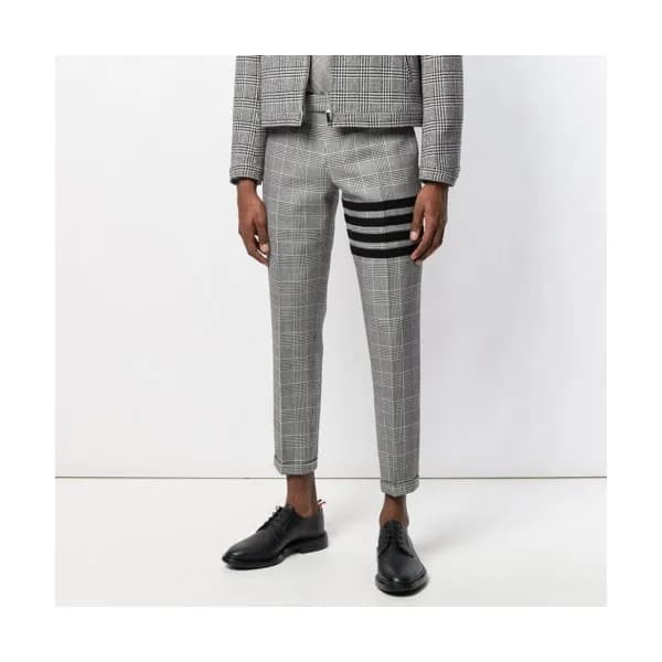 Thom Browne 2019 Mens Casual Check Wool Pants - 톰브… - 1