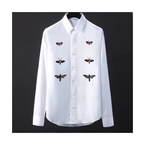 Gucci 2019 Mens Logo Slim Fit Cotton shirt - 구찌 20… - 1