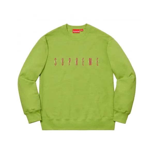 Supreme 2020 Mm/Wm Embroidery Logo Cotton Man-to-m… - 1