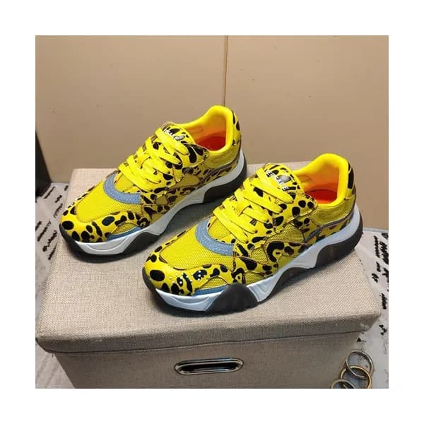 Versace 2019 Mens Leather Sneakers - 베르사체 2019 남성용… - 1
