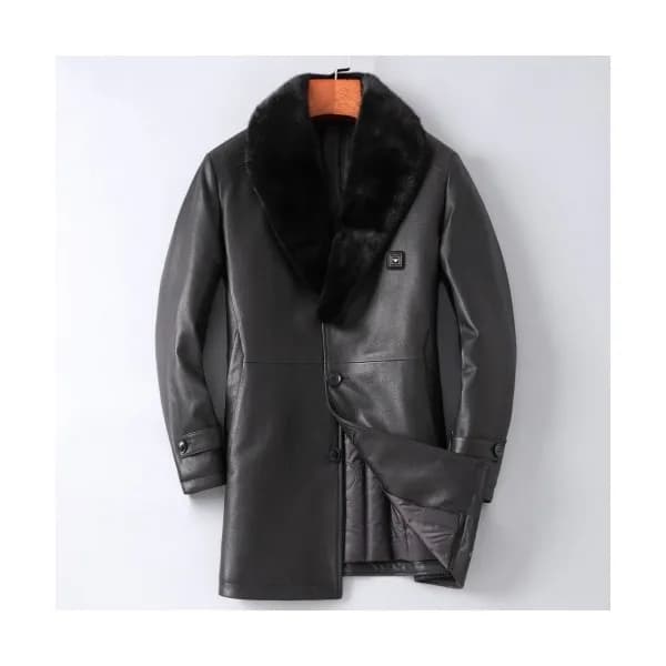 [알마니]Armani 2020 Mens Business Mink Leather Coats … - 1