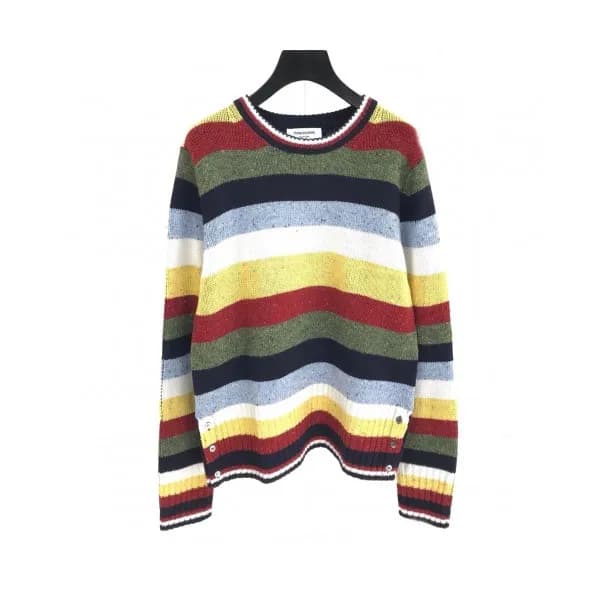 [톰브라운]Thom Browne 2020 Mens Strap Crew-neck Wool S… - 1