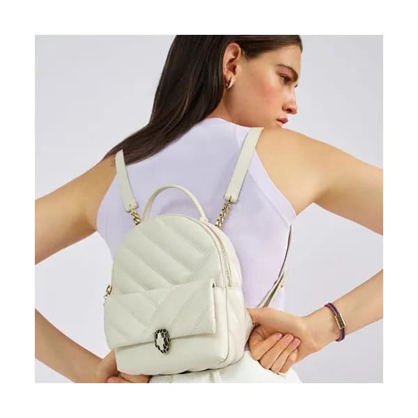 Bvlgari 2020 Serpenti Cabochon Shoulder Bag / Back… - 1