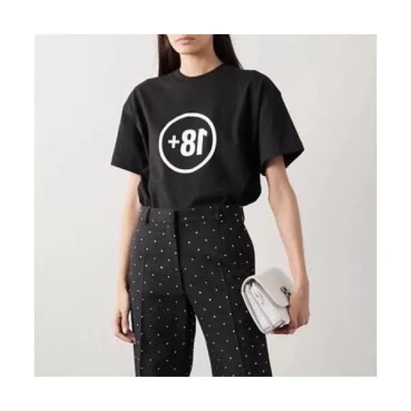 [발렌시아가]Balenciaga 2020 Mm/Wm Logo Cotton Short Sle… - 1