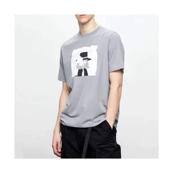 [요지야마모토]Y3 2020 Mens Logo Basic Cotton Short Sleev… - 1