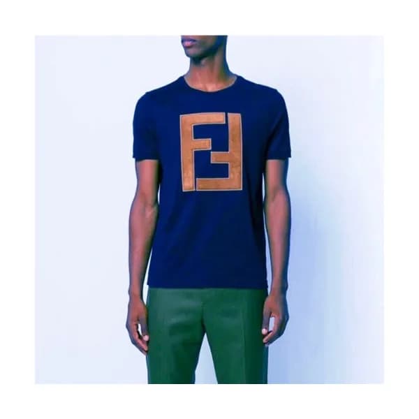[펜디]Fendi 2020 Mens Logo Casual Short Sleeved Tshi… - 1