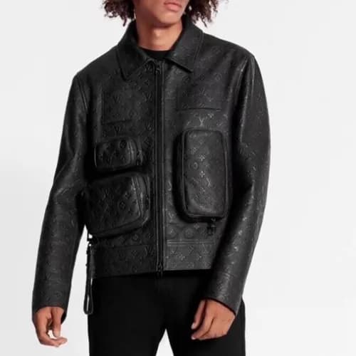 [루이비통]Louis vuitton 2020 Mens Logo Leather Jackets… - 1
