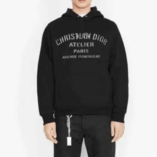 Dior 2020 Mm/Wm Logo Casual Cotton Hoodie - 디올 20… - 1