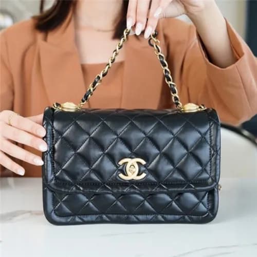 Chanel 2020 Women's Leather Vintage Cross Shou… - 1