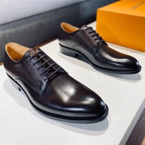 Louis Vuitton 2020 Men's Leather Oxford Shoes … - 1