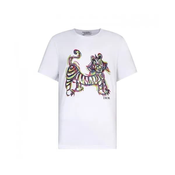 [디올]Dior 2021 Mm/Wm Casual Crew-neck Short Sleeved… - 1