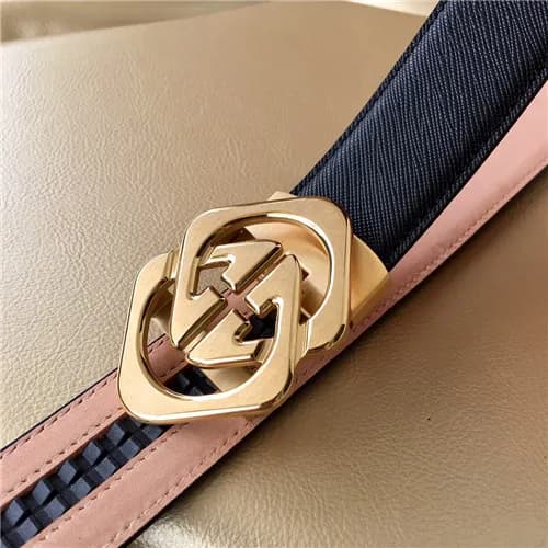 Gucci 2021 Men's Leather Belt,3.5cm,GUBT0184 -… - 1