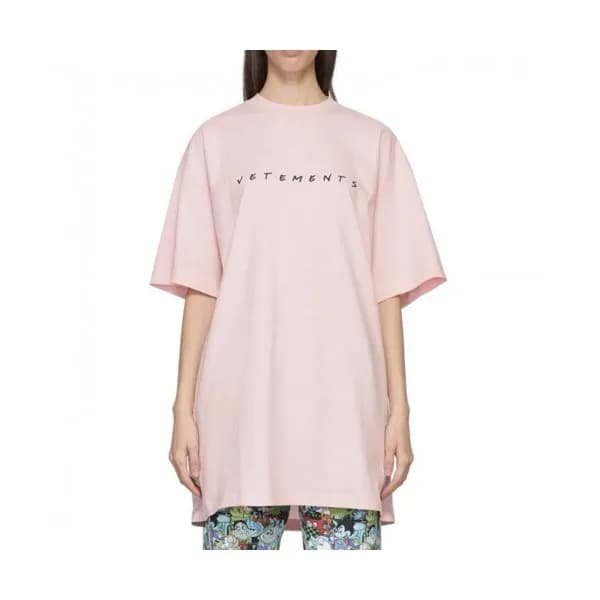 Vetements Mm/Wm Printing Logo Cotton Short Sleeve… - 1