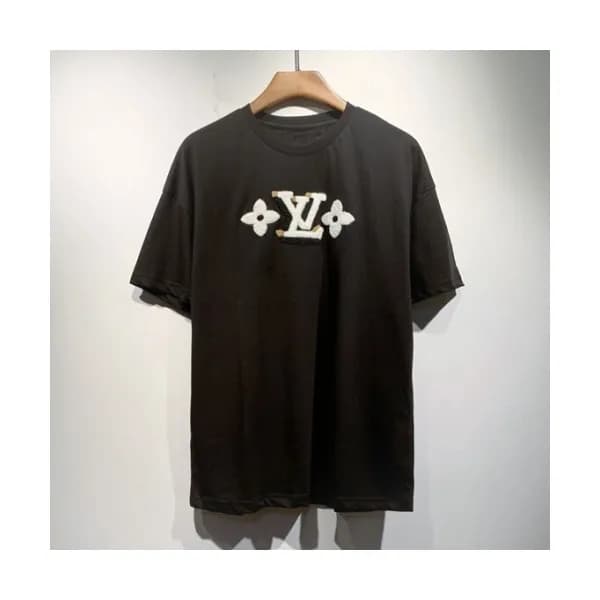 Louis vuitton Mm/Wm Logo Short Sleeved Tshirts Bl… - 1