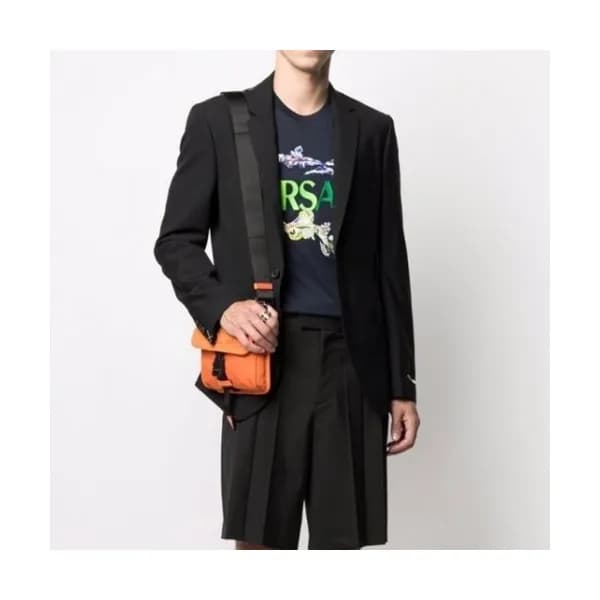Versace Mens Logo Short Sleeved Tshirts Black - 베… - 1