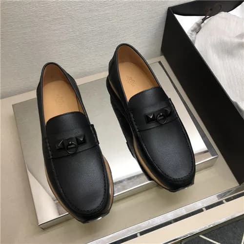 Hermes 2021 Men's Leather Loafer,HERS0516 - 에르… - 1